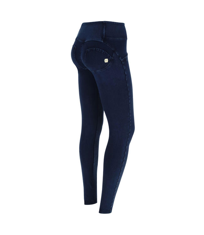 WR.UP® WR.UP® MID-RISE SKINNY-FIT BLACK PANTS IN STRETCH DENIM