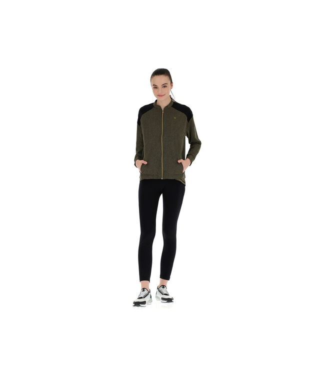 Jacket SWEATSHIRT WITH ZIP IN GOLD LUREX — 100% MADE IN ITALY COLLECTION