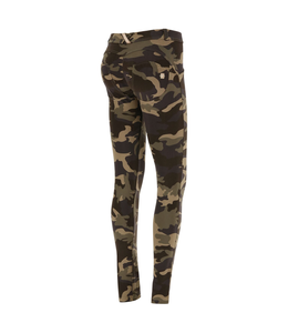 WR.UP® CAMOUFLAGE WR.UP® MID-RISE-RISE SUPER SKINNY TROUSERS