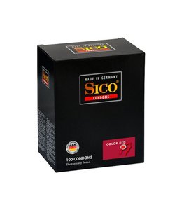 Sico Sico Color Red Aardbei Condooms - 100 Stuks