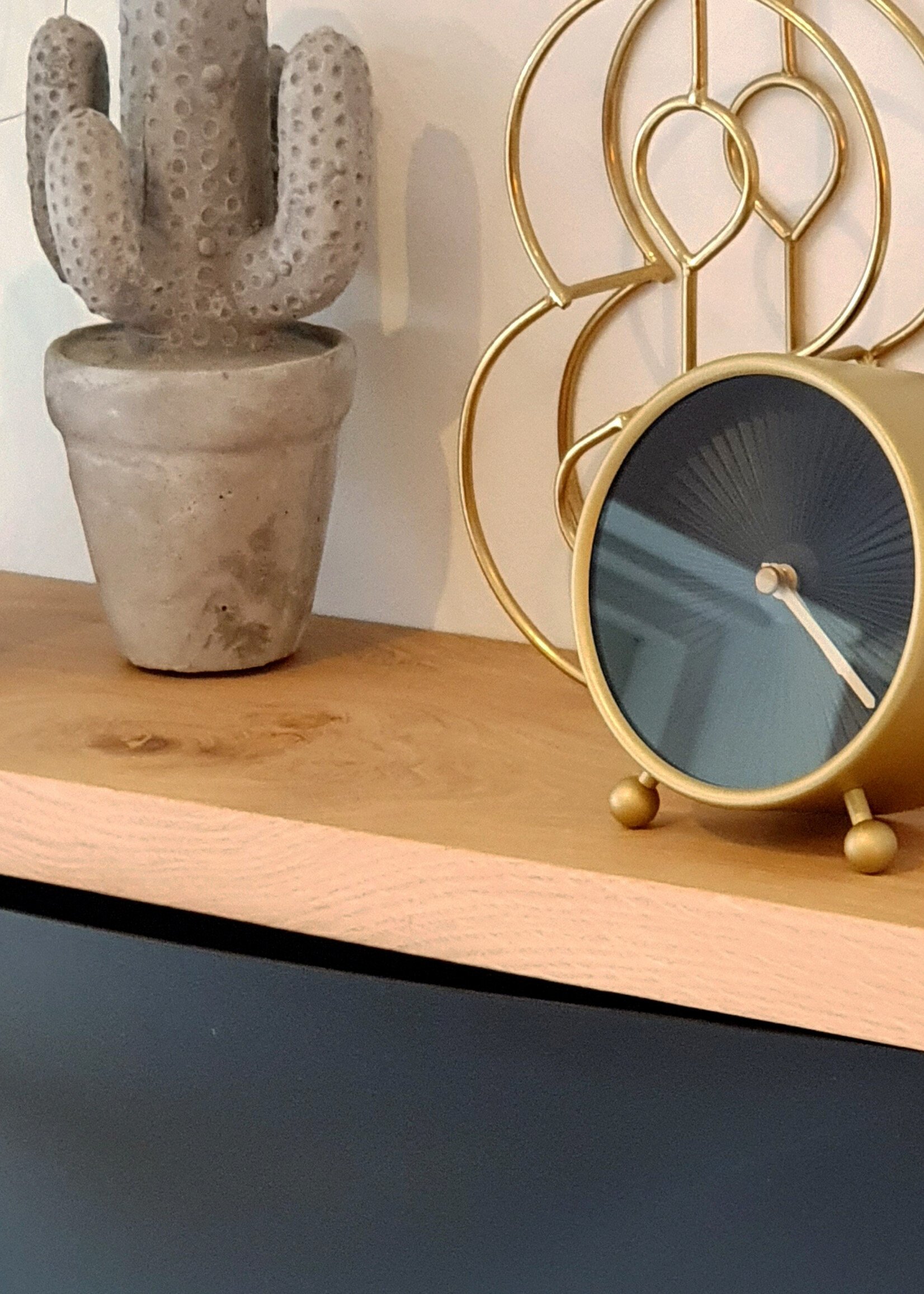 Trones schoenenkast eikenhouten plank