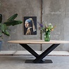 Ovale tafel 'Tijgervink' Ovale tafel 'Tijgervink'