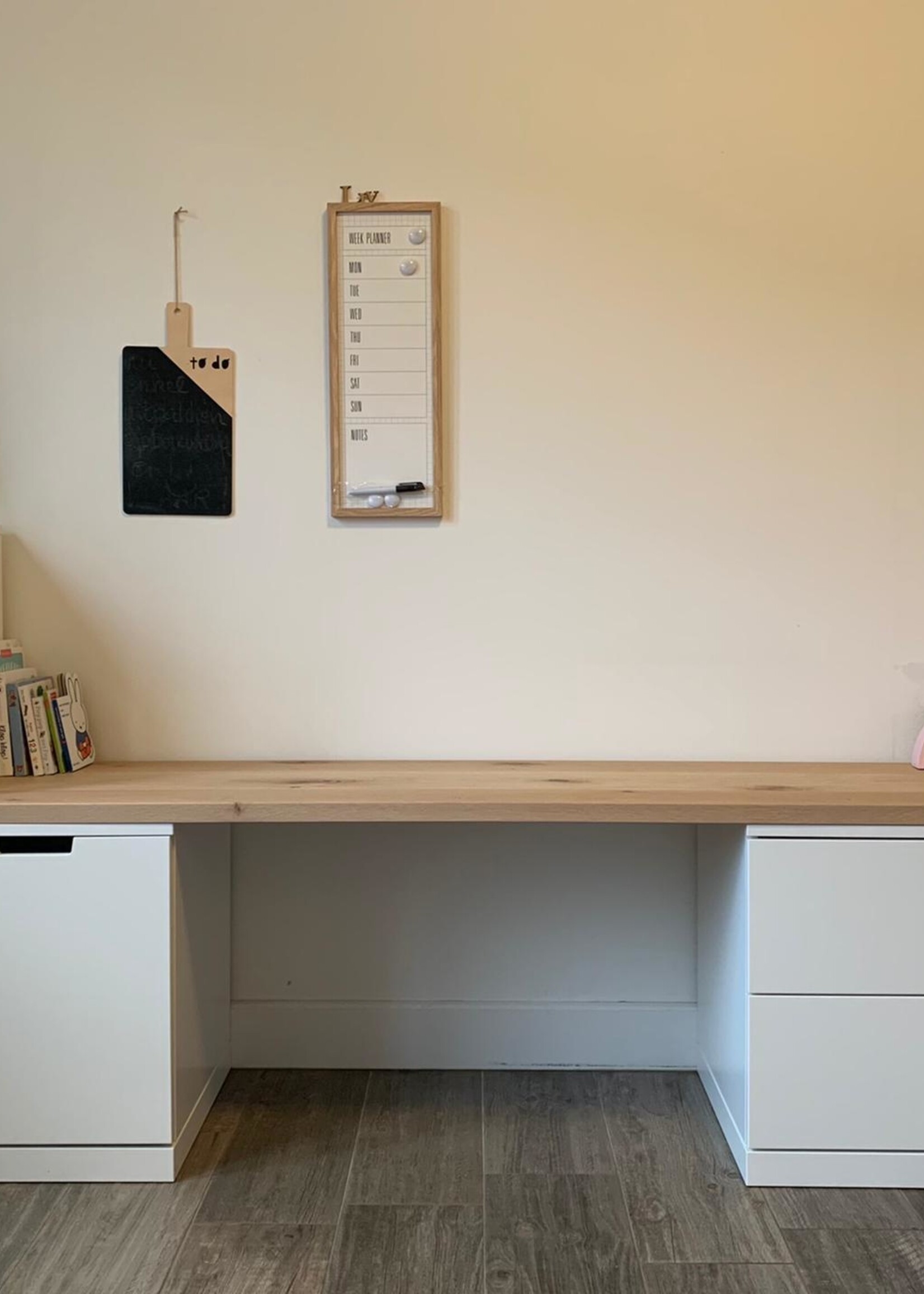 Nordli bureau eikenhouten plank