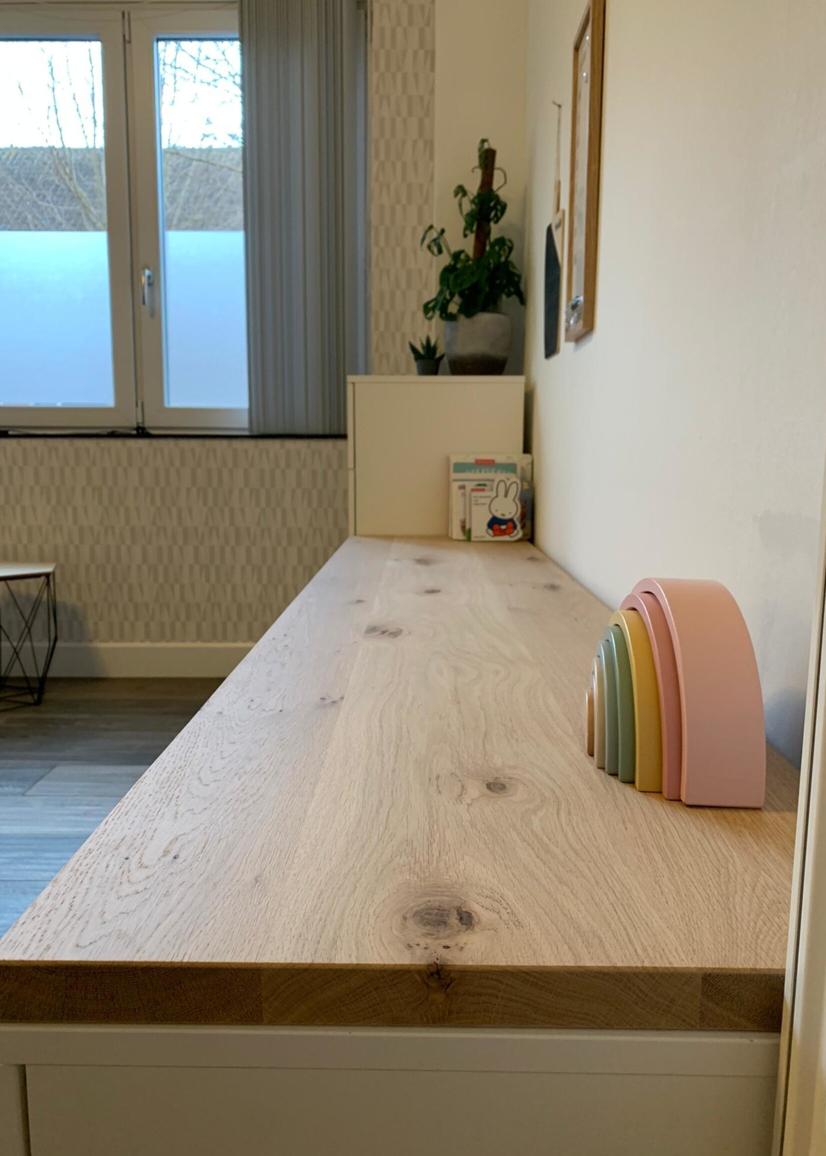 Nordli bureau eikenhouten plank