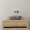 Massief eiken badkamermeubel met 2 soft close lades Massief eiken badkamermeubel met 2 soft close lades