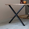 Massief eiken tafel Ooievaar Massief eiken tafel Ooievaar