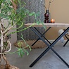 Massief eiken tafel Ooievaar Massief eiken tafel Ooievaar