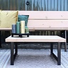 Tuinbank met leuning Tuinbank met leuning