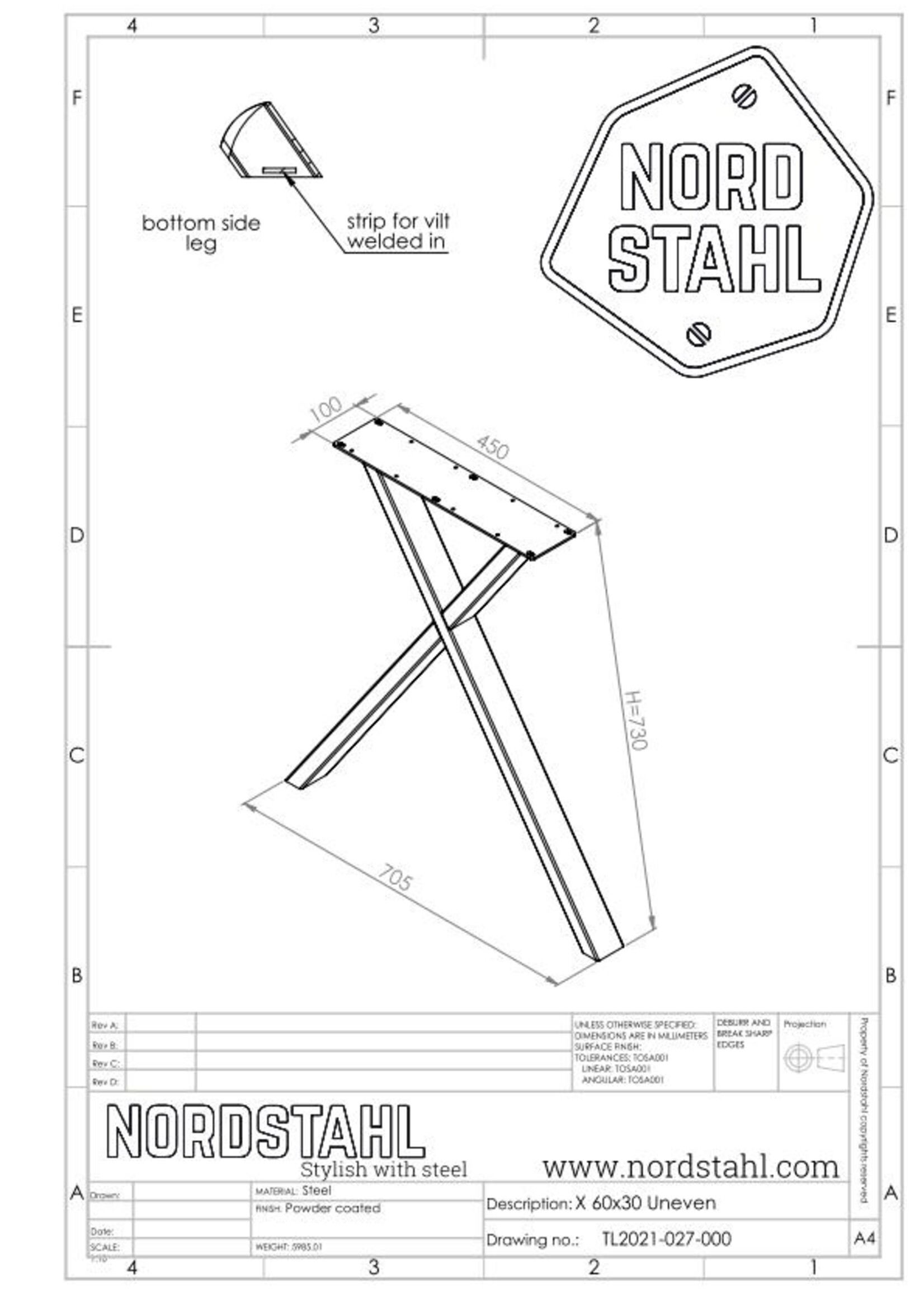Nordstahl X Uneven leg