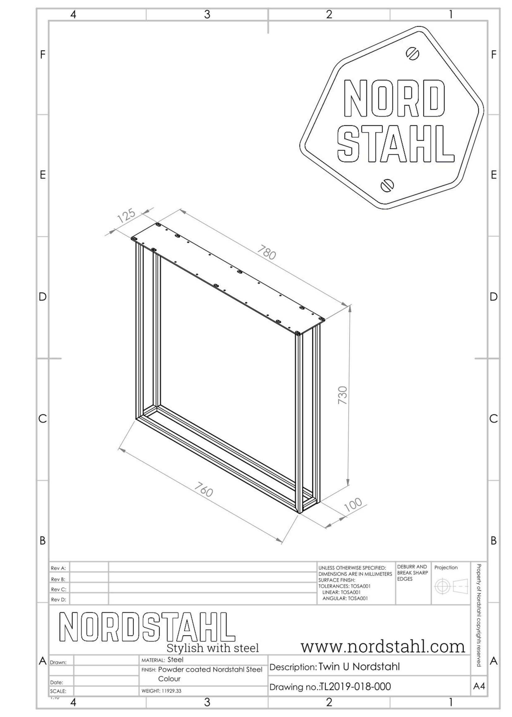Nordstahl Twin U leg