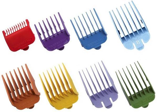 WAHL Attachment Combs Set Plastic Coloured | WAHL.Shop - Tondeuse Shop ...