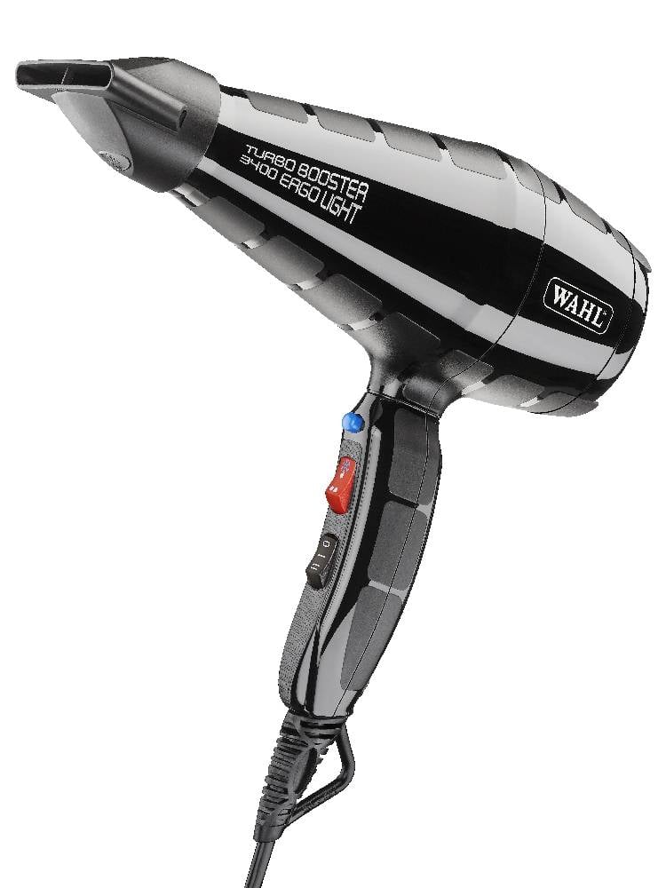 WAHL Turbo Booster 3400 und WAHL WAHL.Shop Haartrockner Licht - Tondeuse Shop Trimmers | Schneidemaschinen Ergo für professionellen