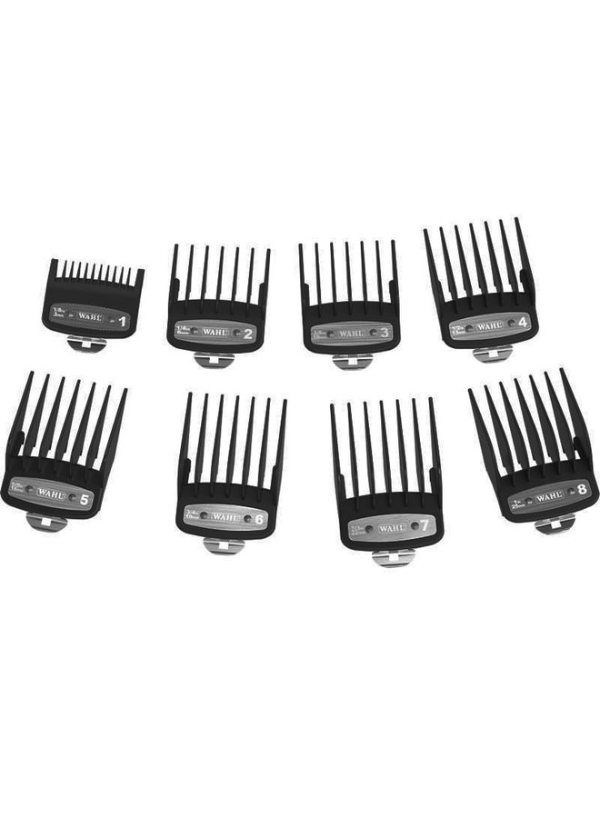 Kano suspendere Skuffelse Wahl Attachment Comb Set Premium 8 Pieces | WAHL.Shop - Tondeuse Shop for  professional WAHL clippers and trimmers
