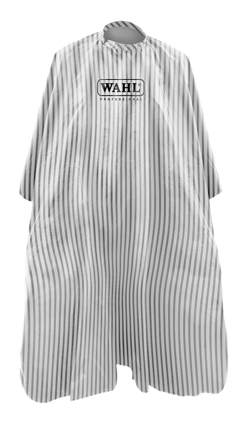 Buy Wahl Barber Cape Pinstripe White at Tondeuse Shop for