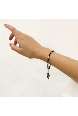 Bcharmd Adrienne Green Sandstone Abalone Seashell Bracelet Gold