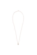 A beautiful Story Truly Rose Quartz Hamsa Silver Necklace