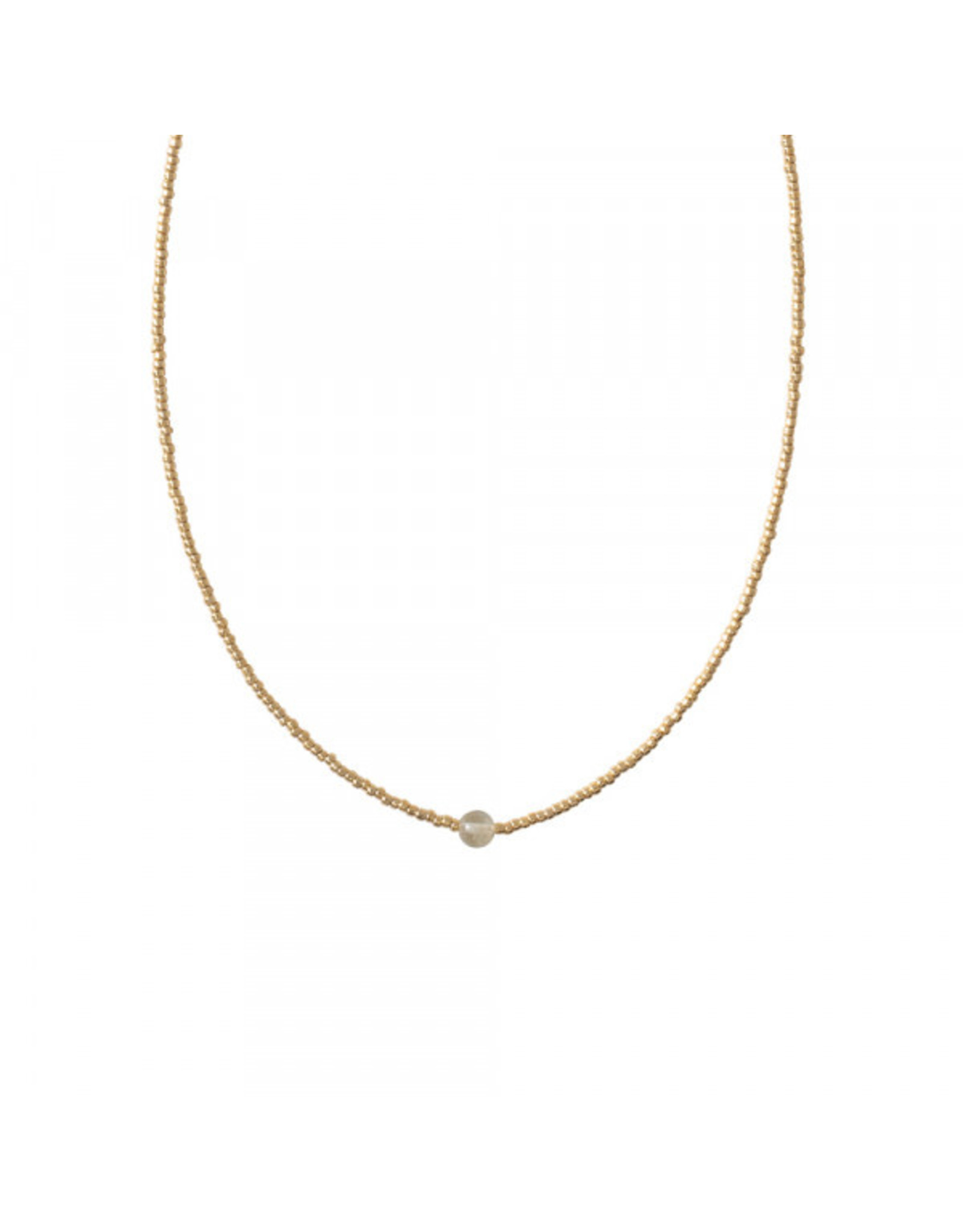 A beautiful Story Flora Citrine Gold Necklace