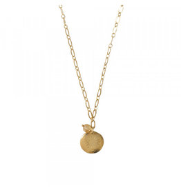 A beautiful Story Rose Citrine Gold Necklace