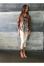 La Fee Maraboutee Faux Leather Edge To Edge Jacket