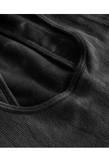 Gai & Lisva Lifa Petrol Grey Tie Dye Supersoft Rib Modal Top