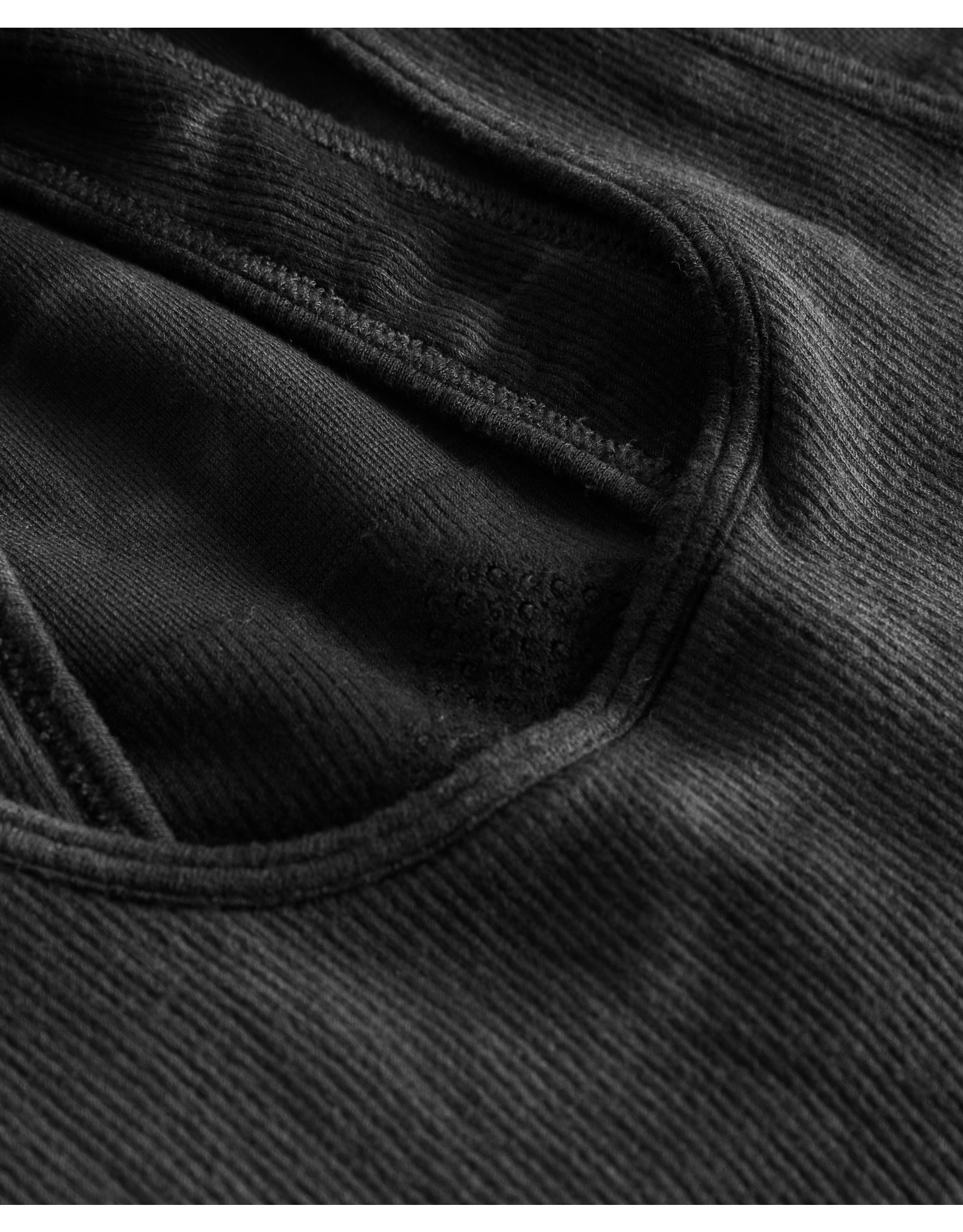 Gai & Lisva Lifa Petrol Grey Tie Dye Supersoft Rib Modal Top