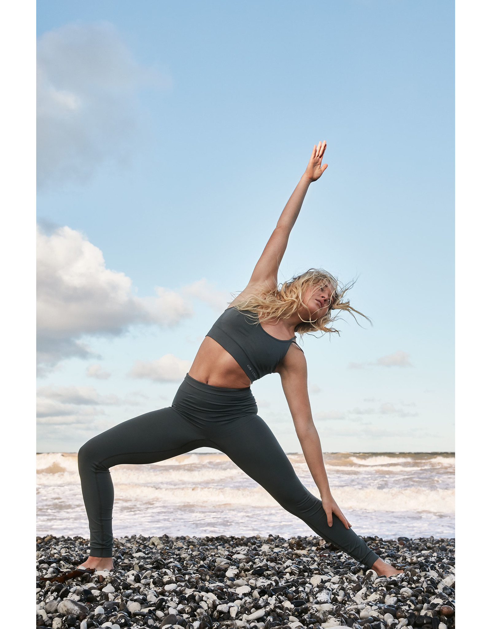 Gai & Lisva  Sukha Supersoft Recycled Nylon Yoga Top