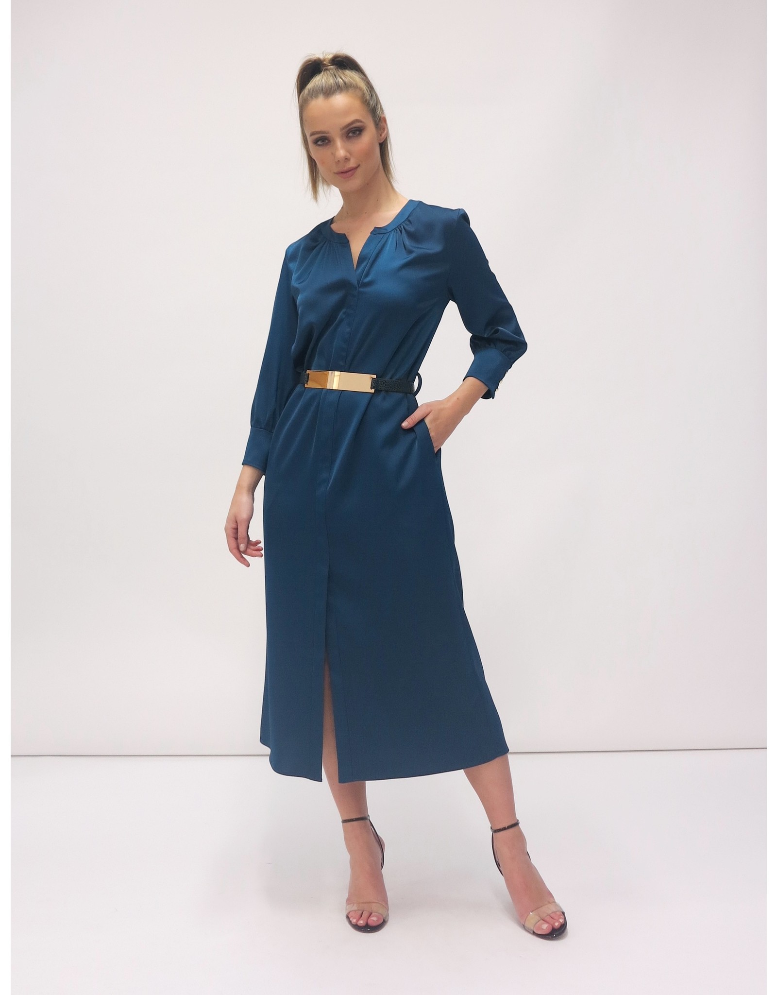 dress with gold belt