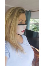 Catherine Eager Art Sea Queen Lips Face Mask