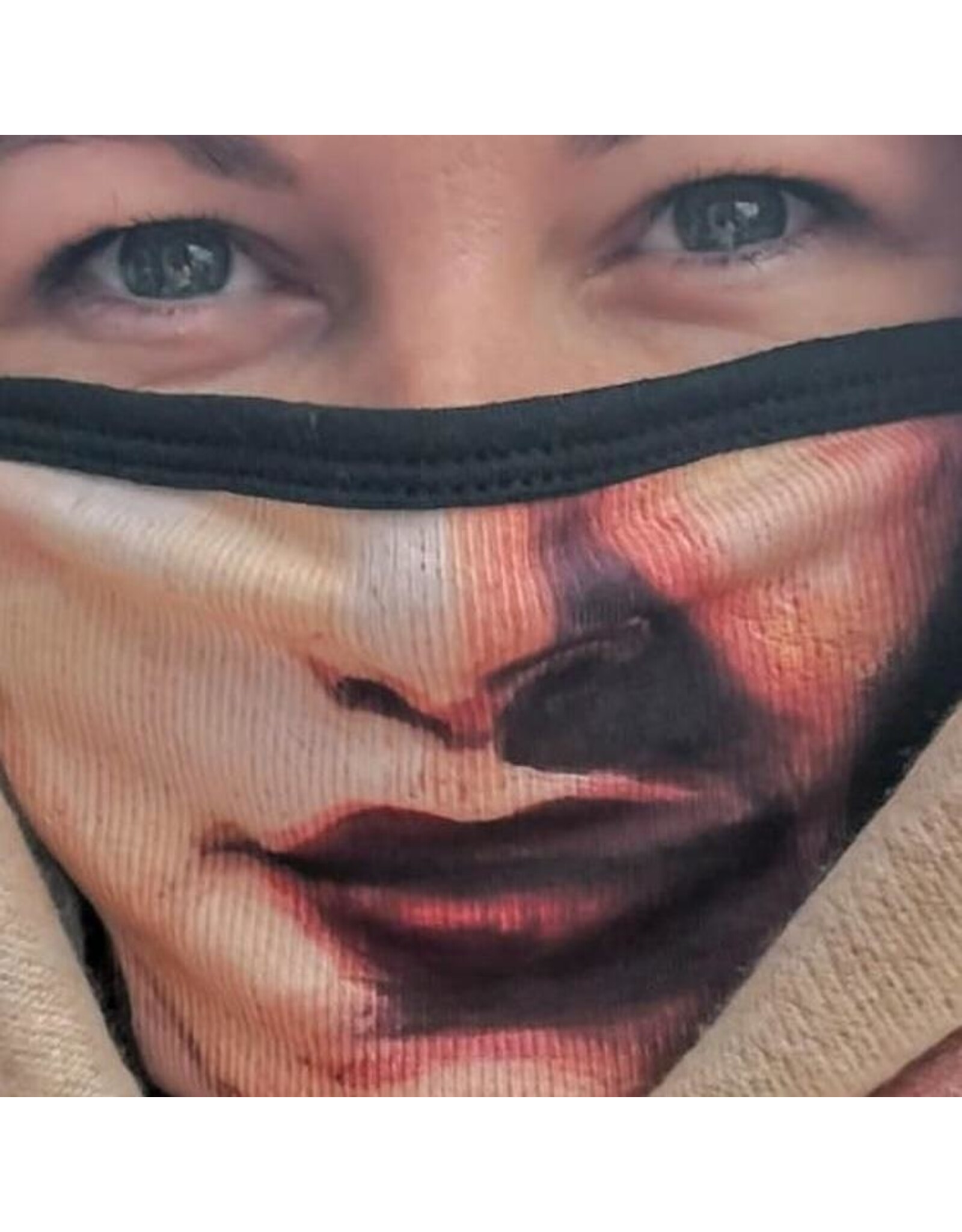 Catherine Eager Art Athena Lips Face Mask