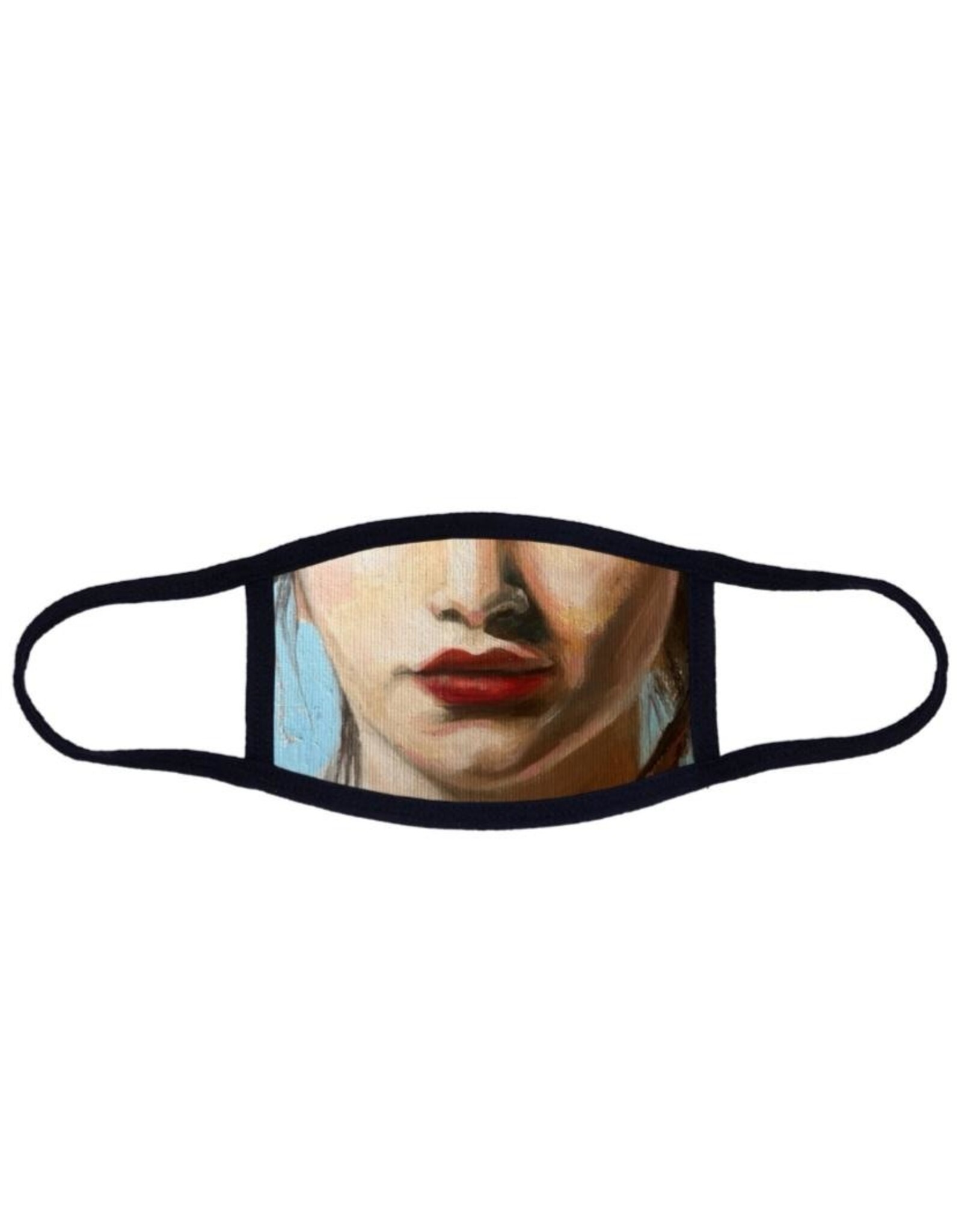 Catherine Eager Art Athena Lips Face Mask