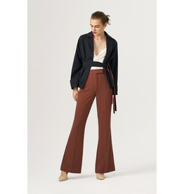 Exquise Brown Wide Leg Trousers