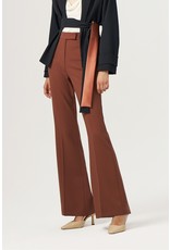 Exquise Brown Wide Leg Trousers
