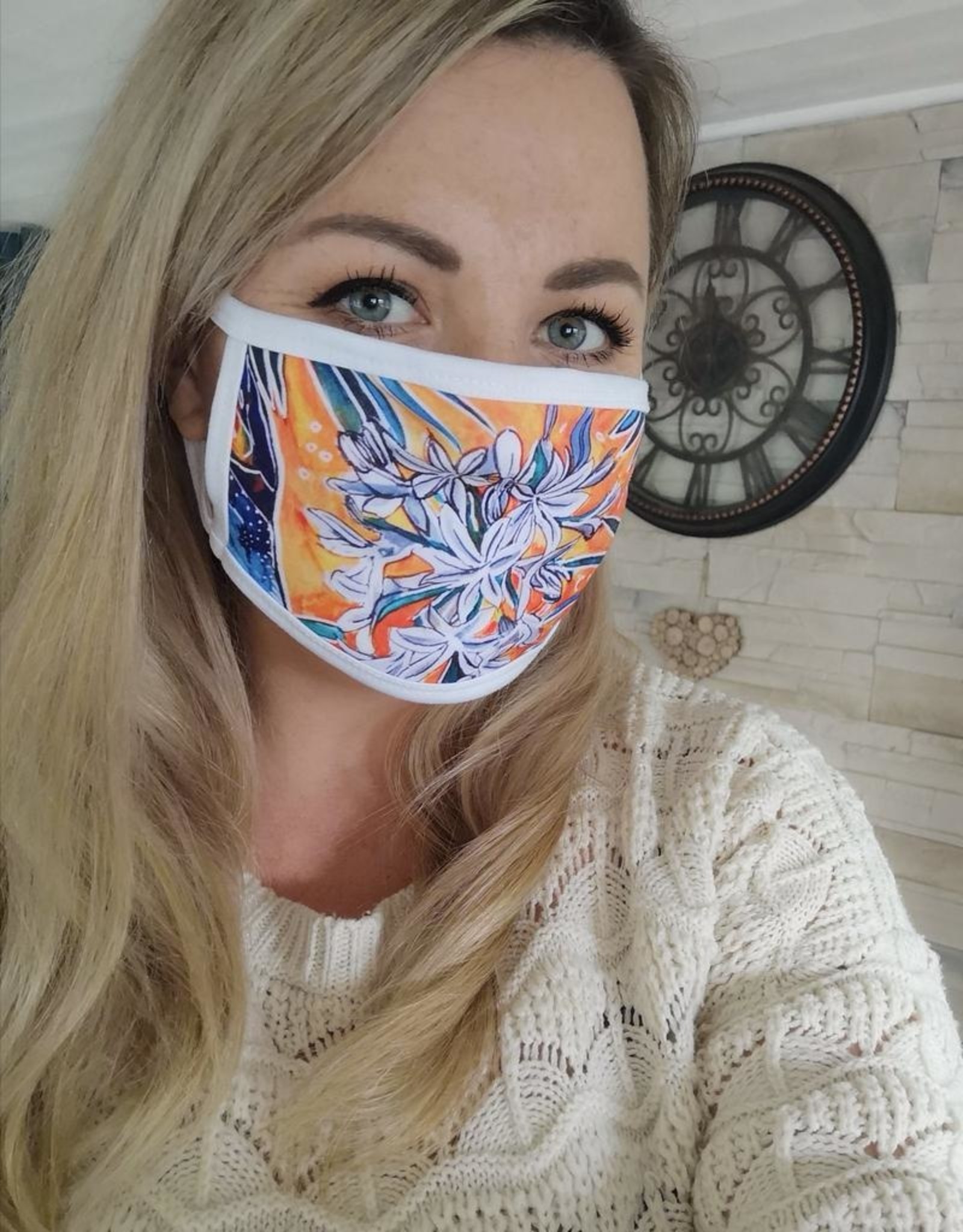 Catherine Eager Art Sunset Mask