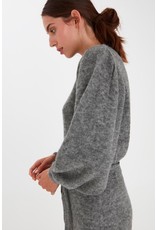 ICHI Ichi - Jordan Dark Grey Melange Dress - 20112590