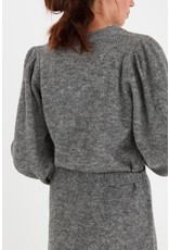 ICHI Ichi - Jordan Dark Grey Melange Dress - 20112590