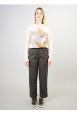 La Fee Maraboutee Check Straight Leg Trousers