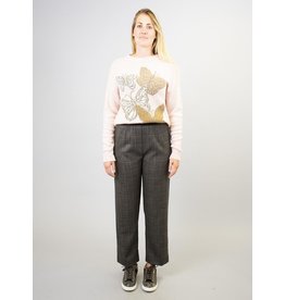 La Fee Maraboutee Check Straight Leg Trousers