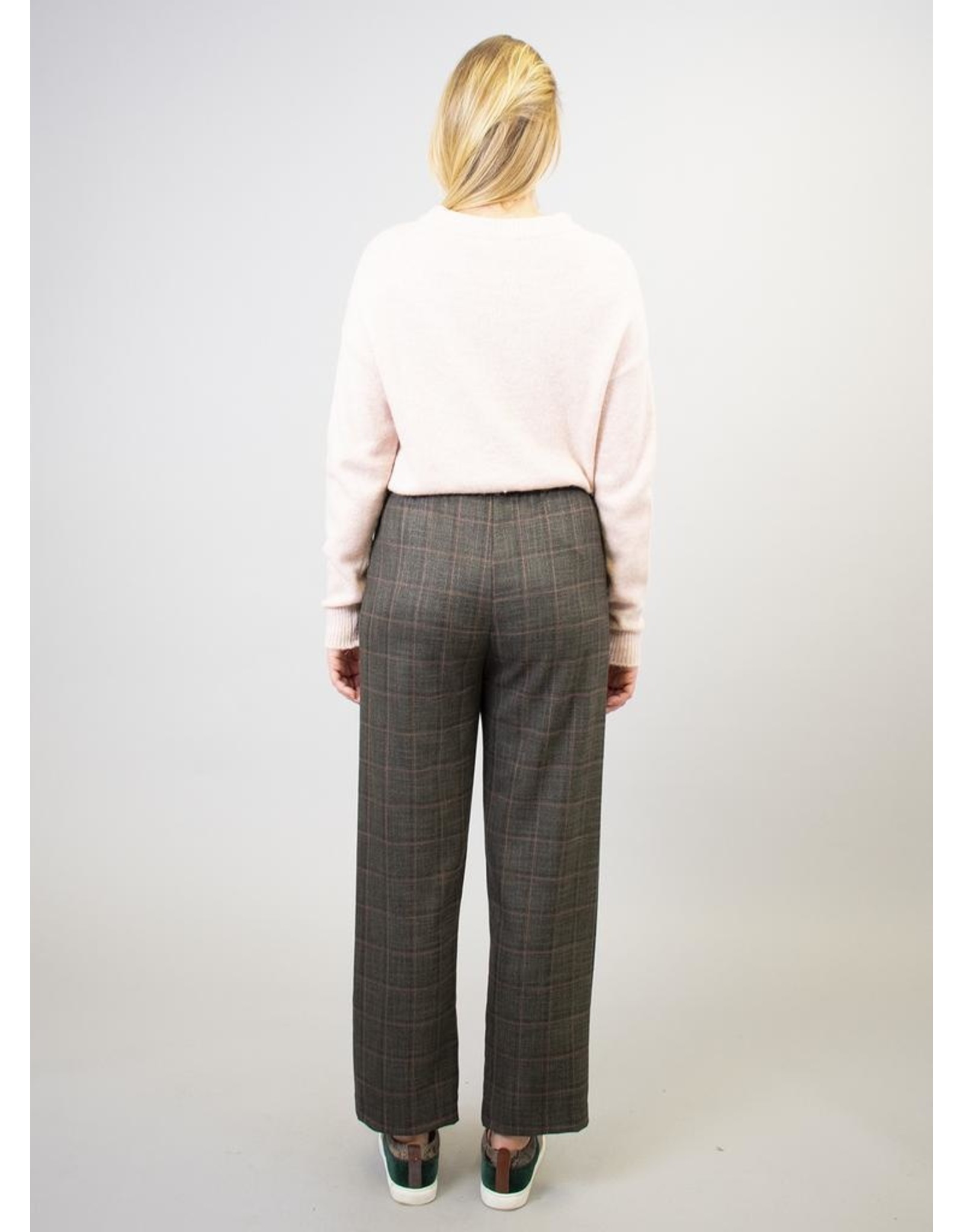 La Fee Maraboutee Check Straight Leg Trousers