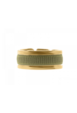 Les Interchangeables Ribbon Ring Khaki on Gold