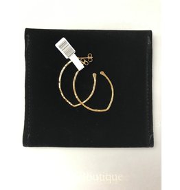 Les Interchangeables Gold Oval earrings