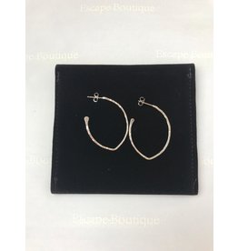 Les Interchangeables Oval Silver Earrings