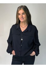 Peruzzi Short Shirt w Gathered Hem