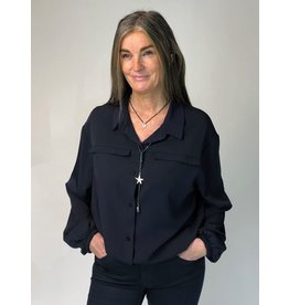 Peruzzi Short Shirt w Gathered Hem