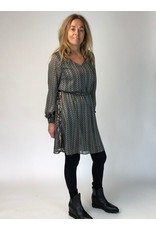 La Fee Maraboutee Chain Print short dress with sequence