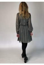 La Fee Maraboutee Chain Print short dress with sequence