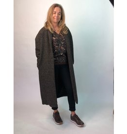 Humility Beige Boyfriend Coat