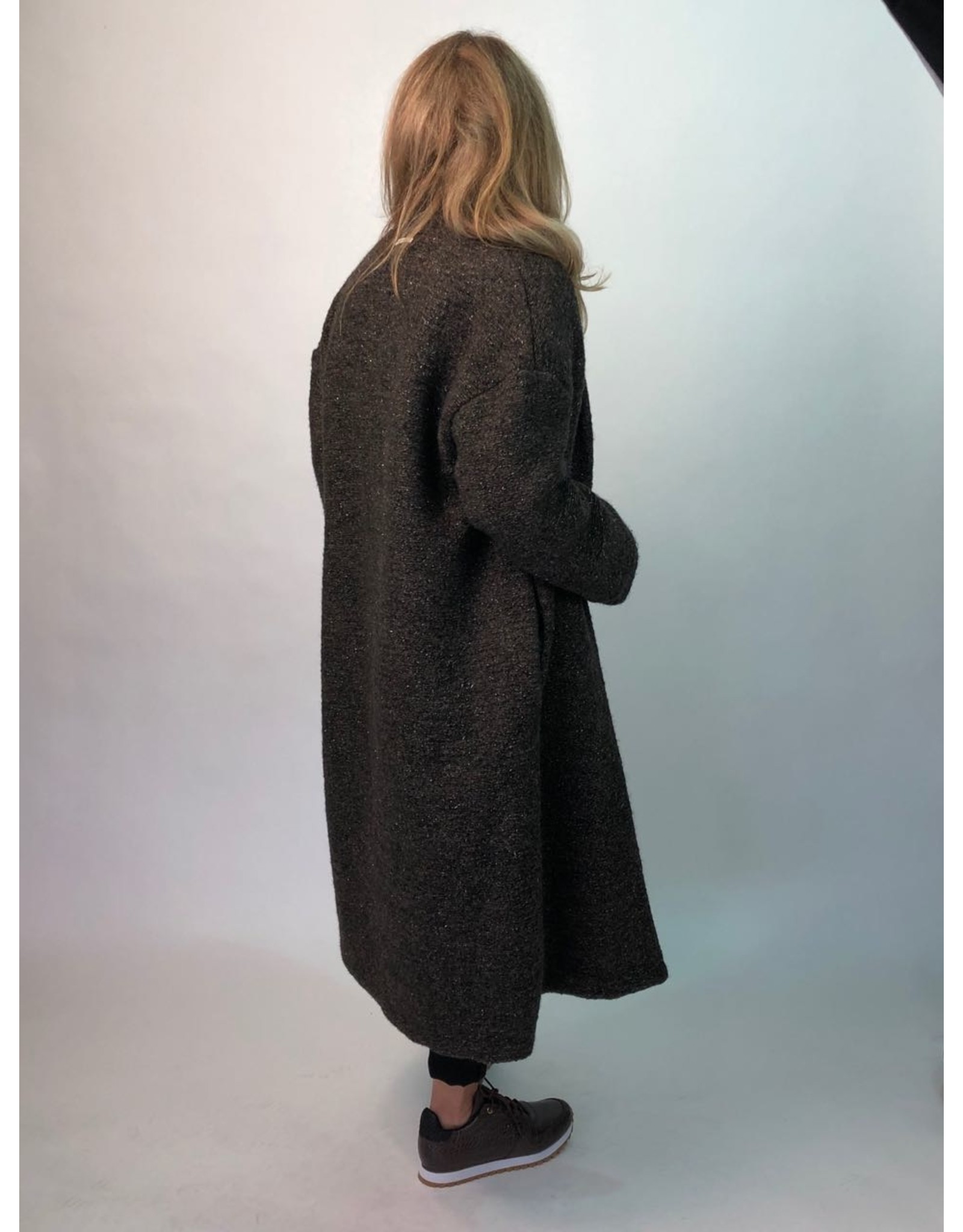 Humility Beige Boyfriend Coat