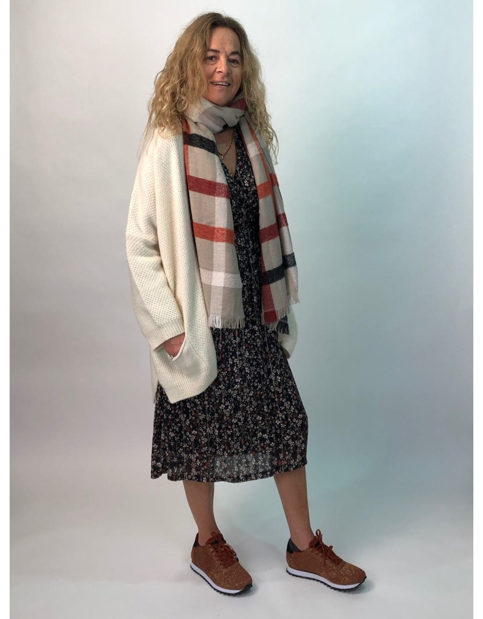 La Fee Maraboutee Check Scarf