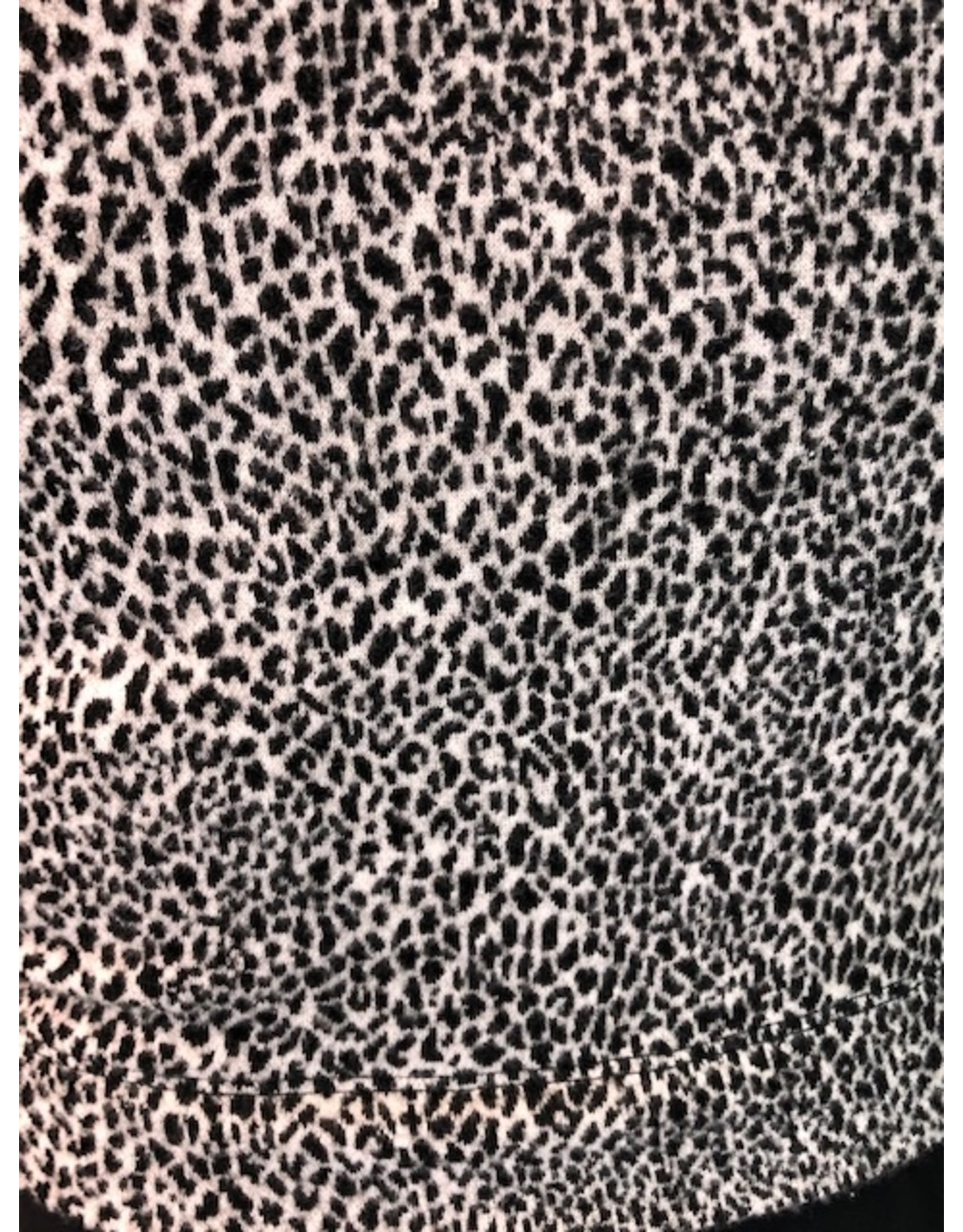 Peruzzi Black dress with Leopard Print Top