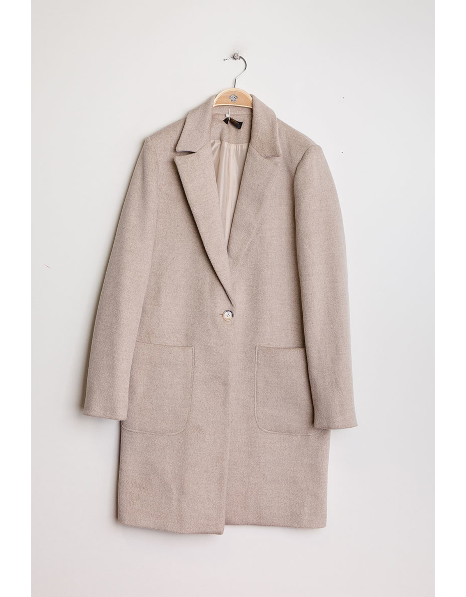 PARIS ES'TYL Wool Mix Car Coat